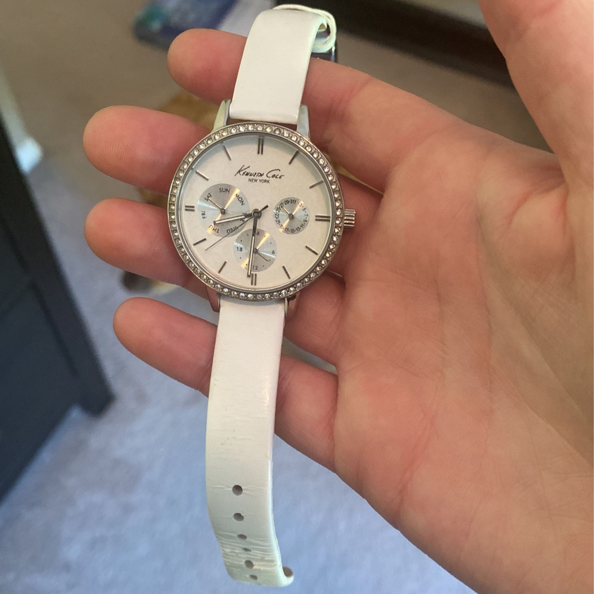 Kenneth Cole Watch W/leather Band