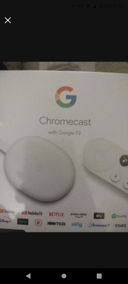 Google Chromecast With Google Tv. Factory Sealed. 