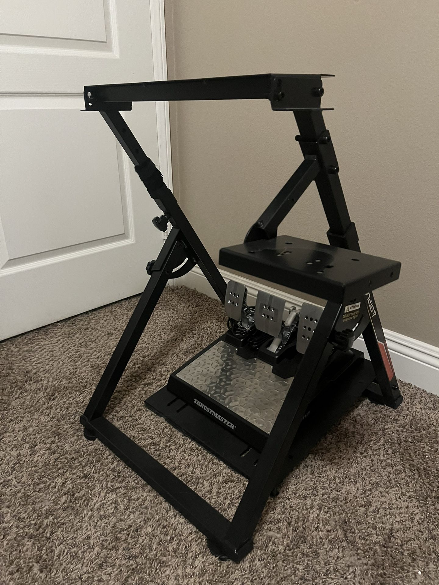 GTPlayer Sim Racing Rig + Thrustmaster T3PA Pedals