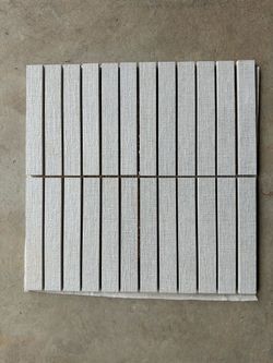 8 Sheets – Silver Melody M1×6 Mosaic Tile – Brand New! No damage!