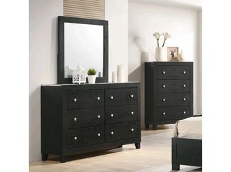 Cadence Black Dresser & Mirror