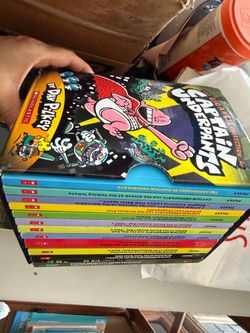 Captain underpants book set $10