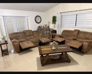 Reclining living room set