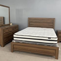 New 4pc bedroom set in box buy now pay later $39 down no credit needed
