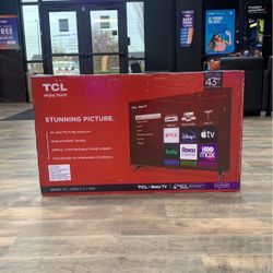 TCL 43” Smart TV Brand New