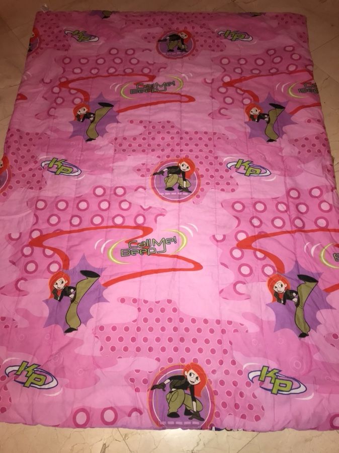 Disney’s Kim Possible Reversible Comforter for Twin bed sheets included