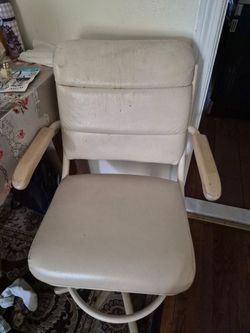 Leather chair.4 pice