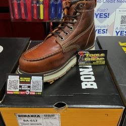 BONANZA PRO Light Brown Work Boots 