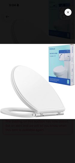 Hi bent toilet seat
