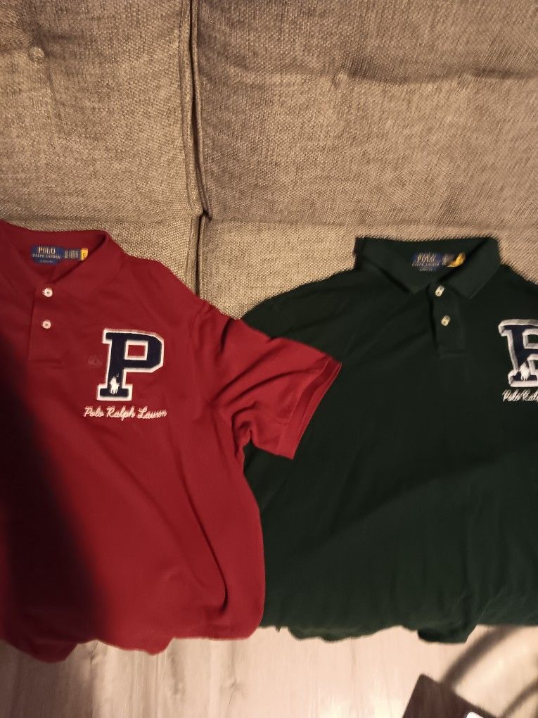 Ralph Lauren Polo Shirts For Men 35$ Each Hat 15$