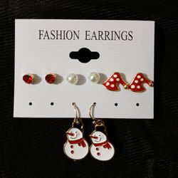 Christmas Earrings Set