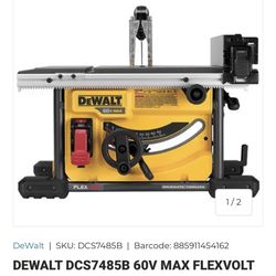 DeWalt tablesaw trying to sell today make offer