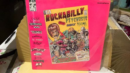Vintage album, rockabilly, psychosis garage disease photo say it all. Vintage vinyl, albums, unusual