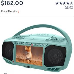Portable Media Boombox DVD,Games,Radio