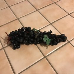 Racimo grande uvas plastico
