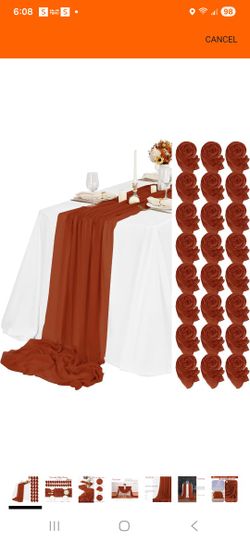 10 Terracota Table Runners 10ft