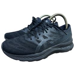 ASICS Gel Nimbus 23 Women's Sz 8.5 Running Shoes Sneakers Triple Black 1012A885