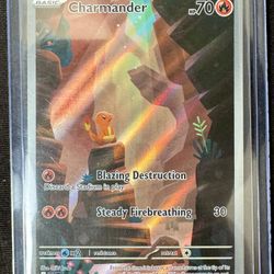 🔥 Charmander Illustration Rare – 168/165 – Scarlet & Violet Promo