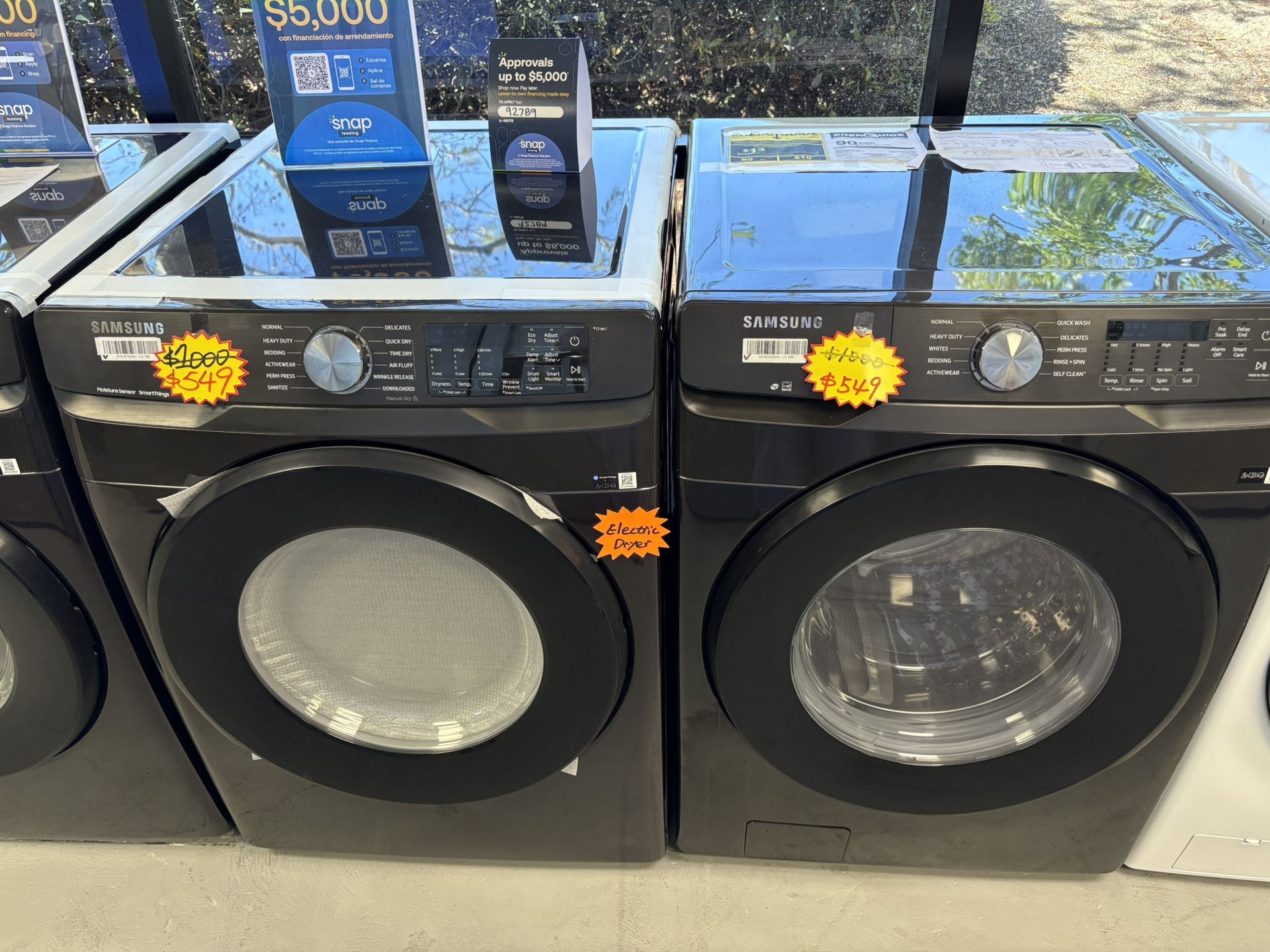 Samsung Stackable Washer and Dryer Set