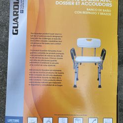 Bath Bench With Back And Arms 