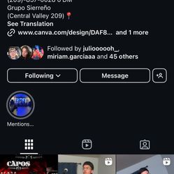 Group Available | Grupo Sierreno  Disponible 