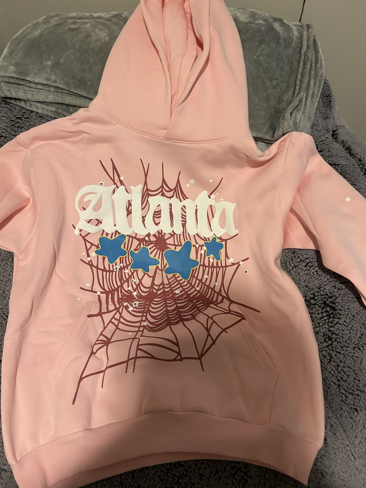 Pink Atlanta Sp5der Hoodie