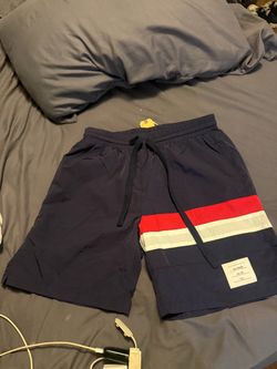 Thom Browne swim trunks