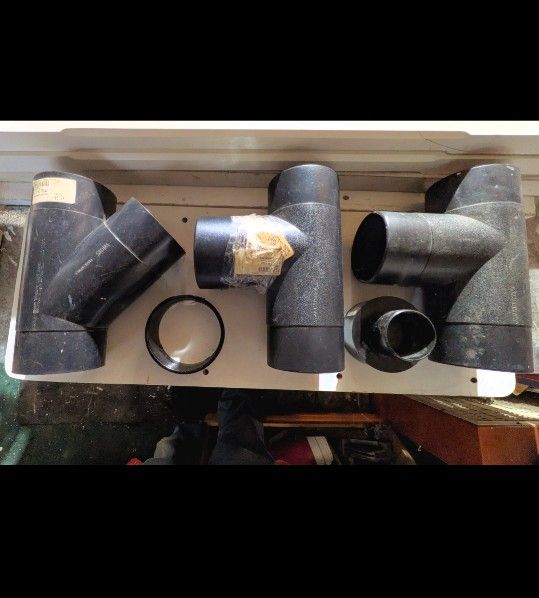4 Inch Y & T Pipes With Reducer And Connector