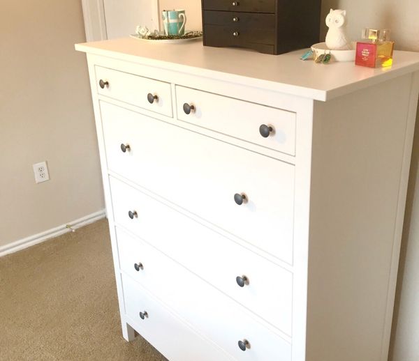 Ikea Helmes White 6 Drawer Dresser For Sale In San Francisco