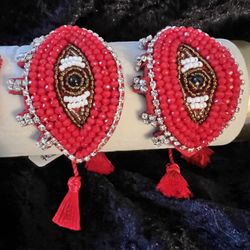 Pulcera De Ojo Turco Y Labios ! Hermosas 