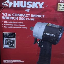 Husky 1/2 in. Compact Impact Wrench
