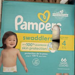 Pampers swaddle size 4