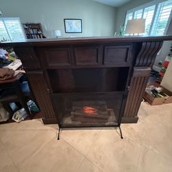 Freestanding Artisanal Fireplace 