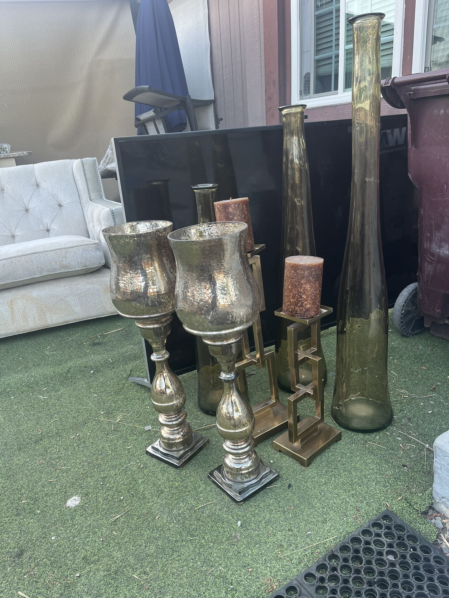 Big (decoration And Candle Holders