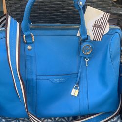 Henri Bendel Laptop Briefcase Duffle Overnight Bag Travel Set