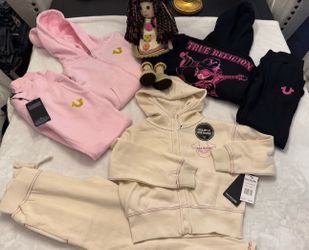 Kids 8,10,12 True Religion outfit sets