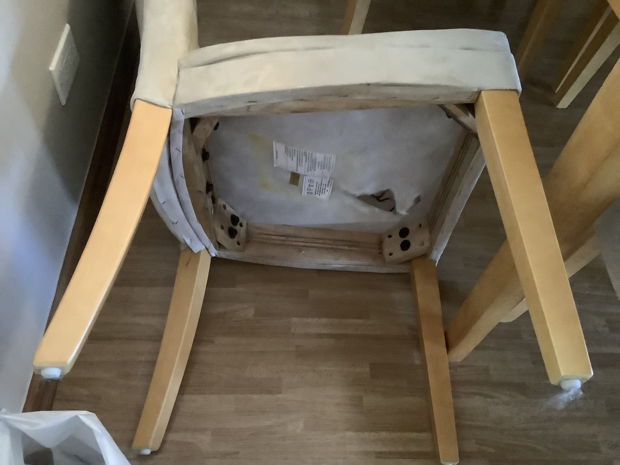 The room Place ( Harlem Furniture) dining Table With 6 Chairs for Sale