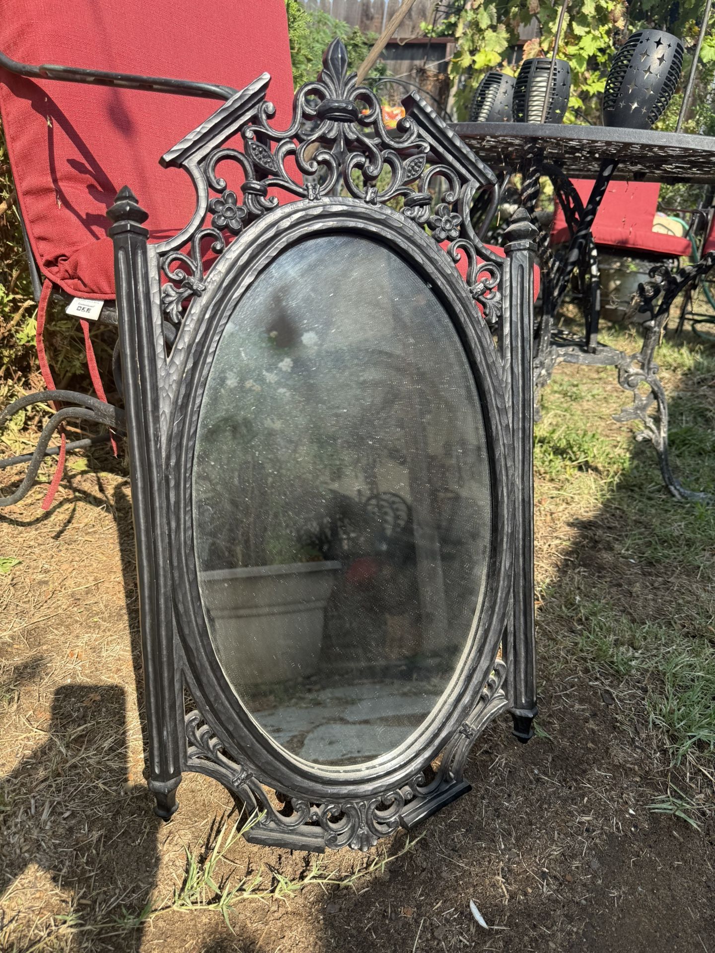 Black Gothic Medieval Mirror 