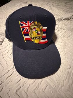 Honolulu police hat SnapBack vintage Hawaiian flag
