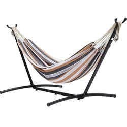 Double Hammock with Steel Stand