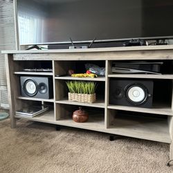 TV Stand With Cubbies PICK UP ONLY 