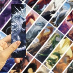 Brand New 30pcs Vibrant Dragon Wing Bookmarks