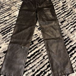 Garage Leather Womens Pants Size 3