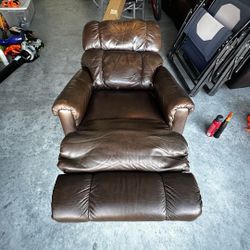 💺 Upgrade Your Living Room — Brown Leather Recliner Armchair