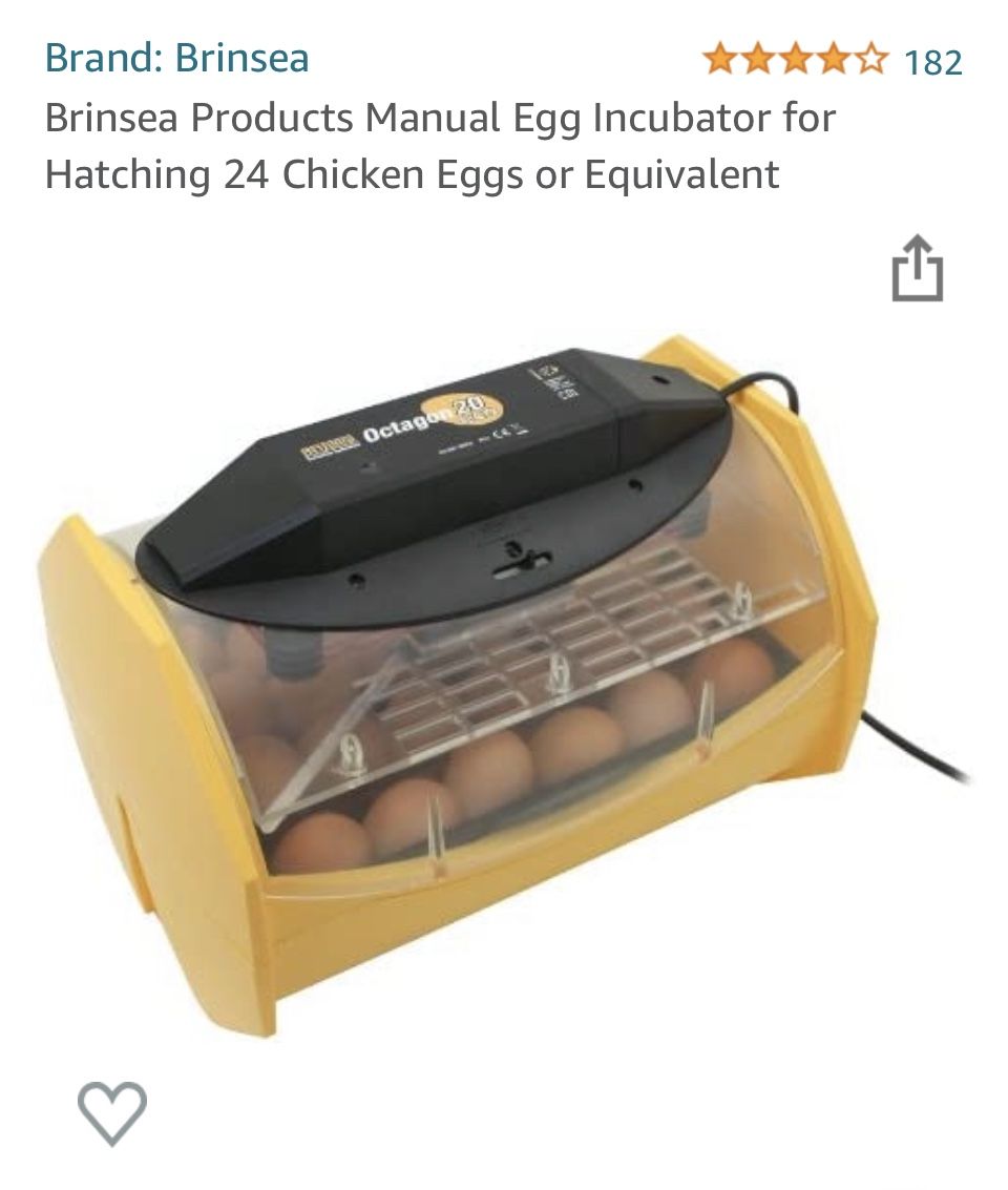 Brinsea Manual Egg Incubator For Hatching 24 Eggs With Humidifier