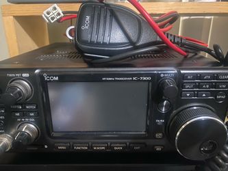 Icom 7300 with Mars Mod