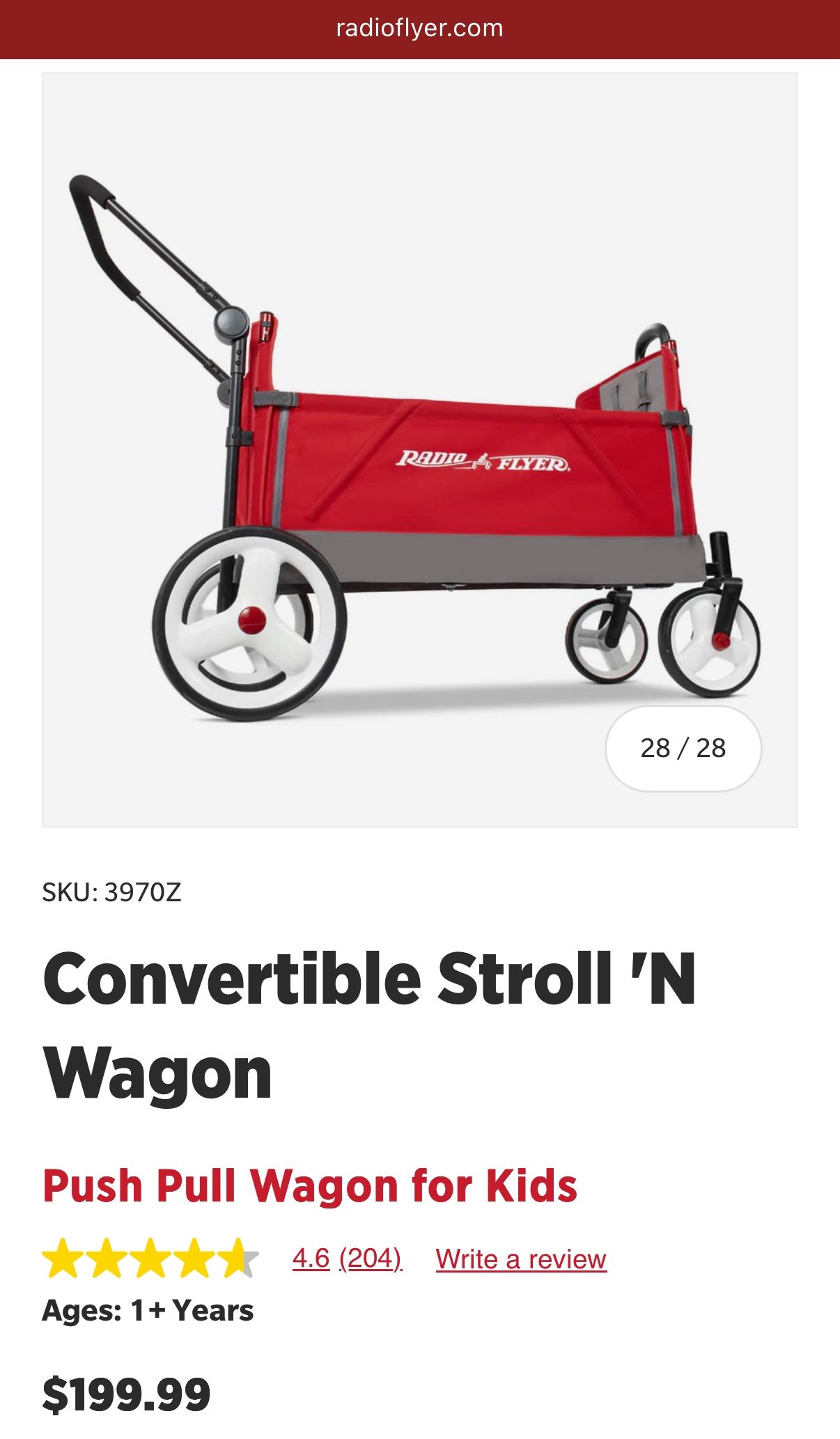Radio Flyer Wagon / Stroller