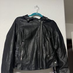 Faux Leather Jacket 