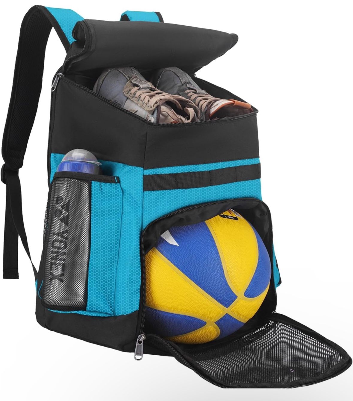 Basketball Backpack Large Sports Bag with Separate Ball holder & Shoes compartment