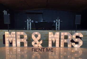 Marquee WOOD LETTERS